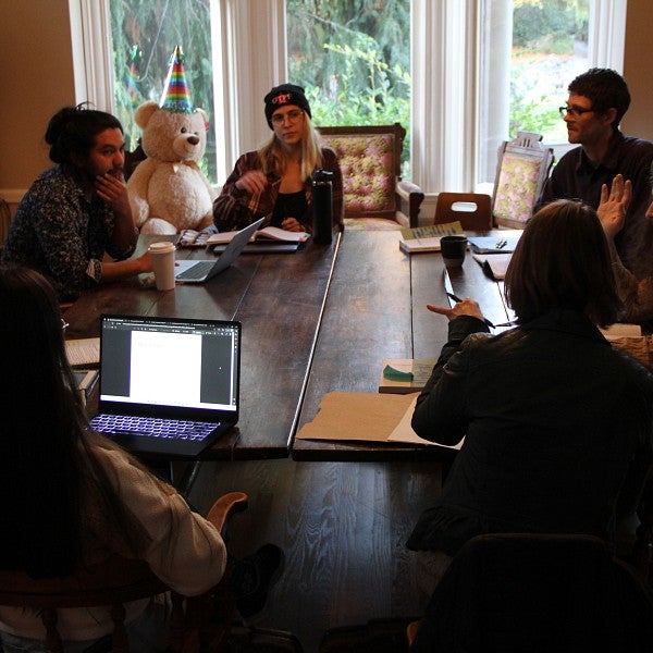students in collier house
