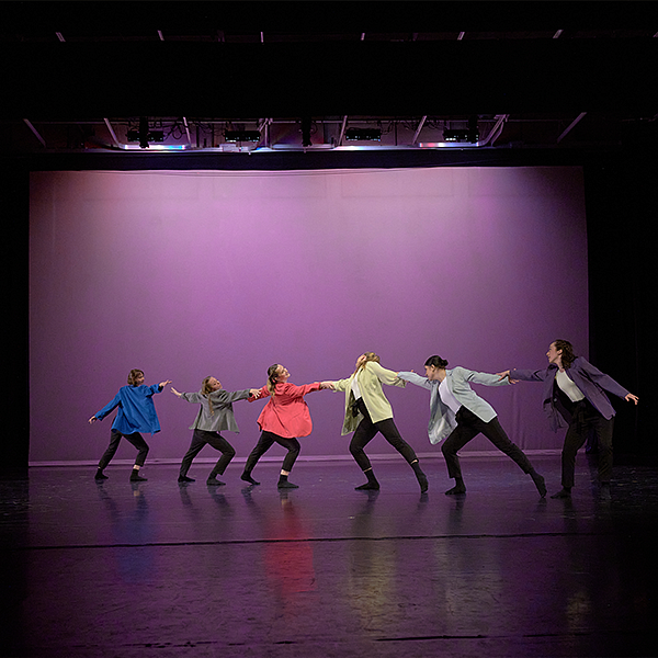 student dance concert in Gerlinger