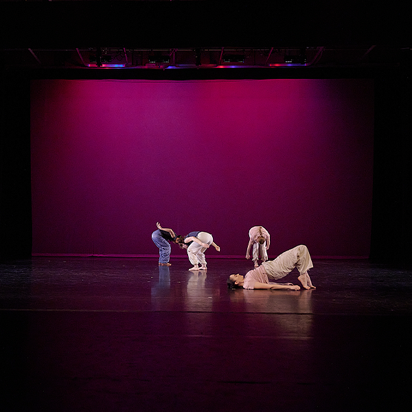 Dance Students dancing in Gerlinger Annex