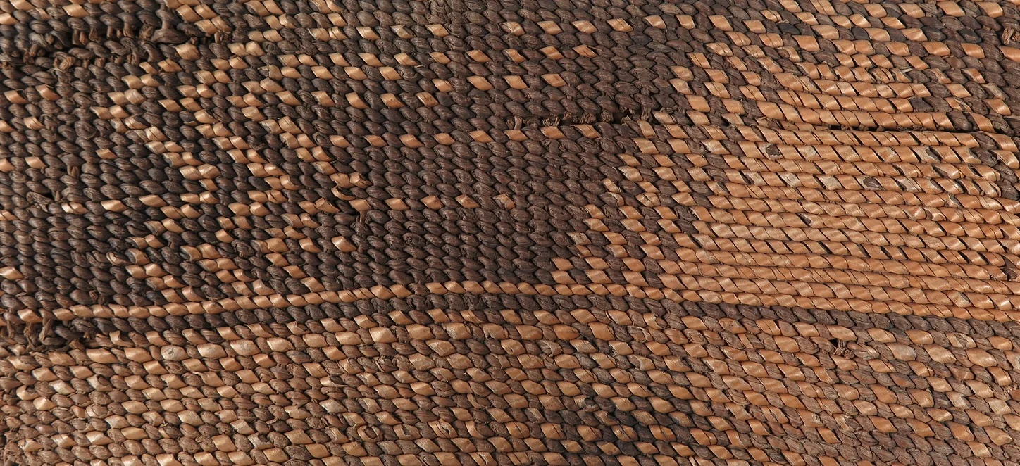 Catlow Twine large basket rim, With overlay Roaring Springs Cave, UOMNCH Cat. #1-8710 1110 ± 40 BP (Beta-249773), 1020 cal BP Cressman excavation, 1938