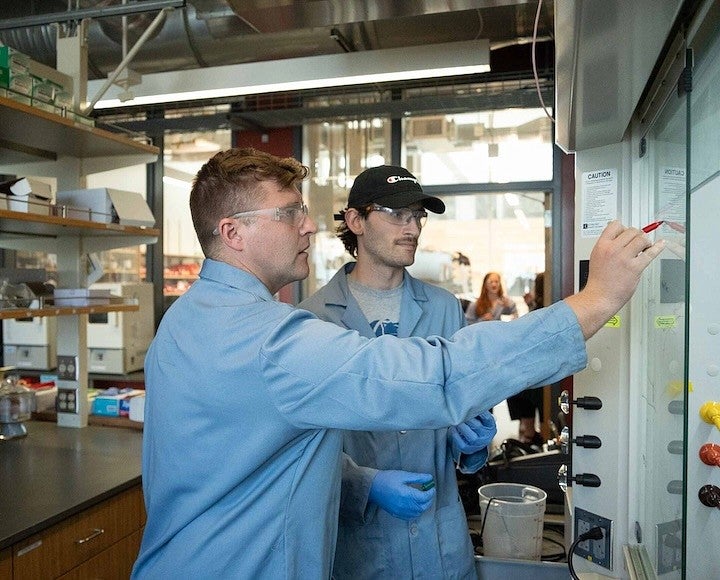 MSTC experts demoing on the board