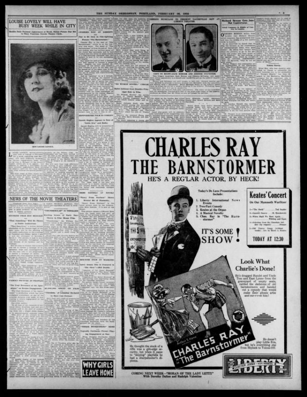 Liberty theater ad (full page)