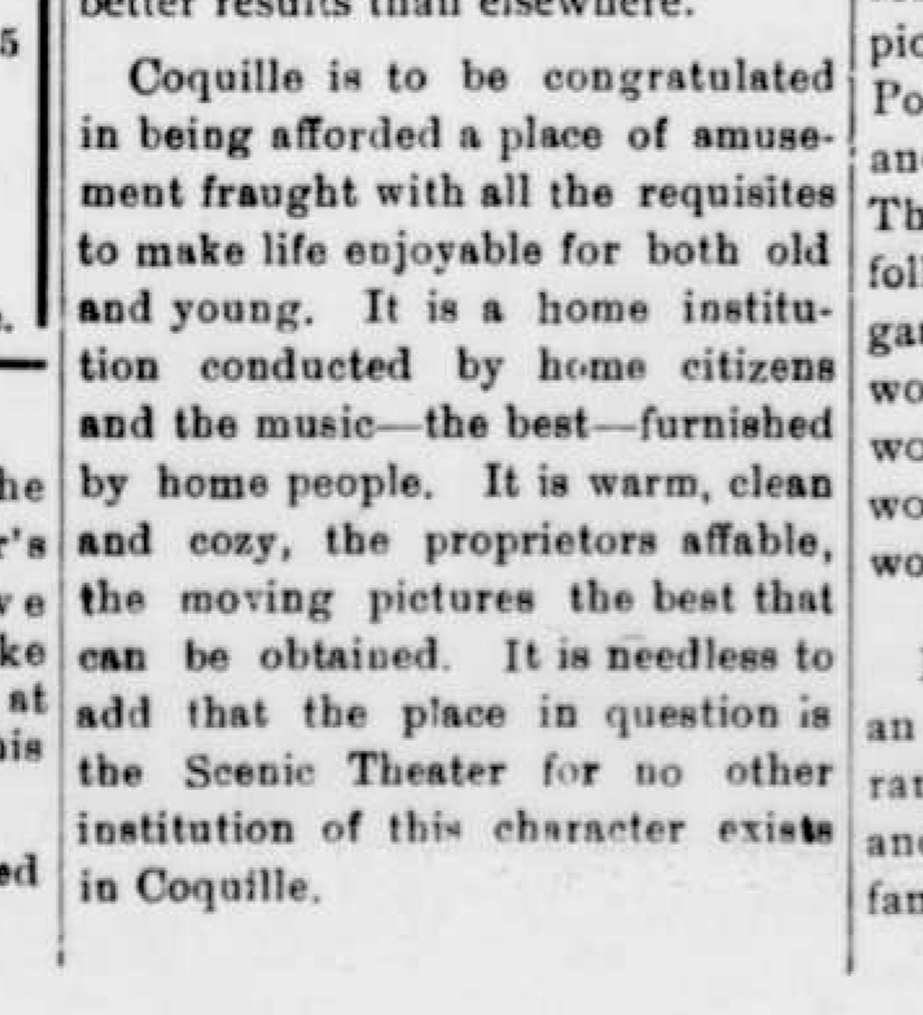 Coquille Herald, February 22, 1912