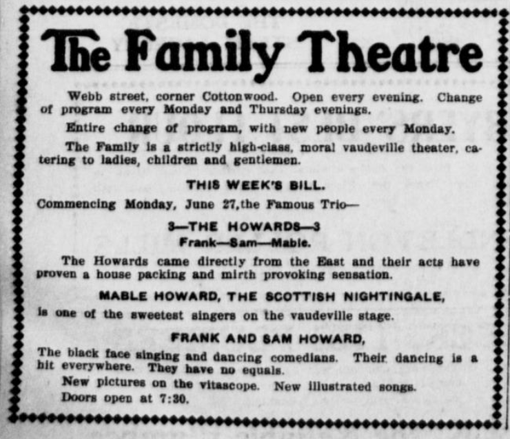 Changed its name to the Family Theater.
