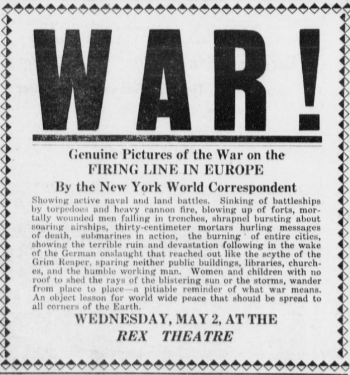 Malheur Enterprise. April 28, 1917. Page 6. Historic Oregon Newspapers.