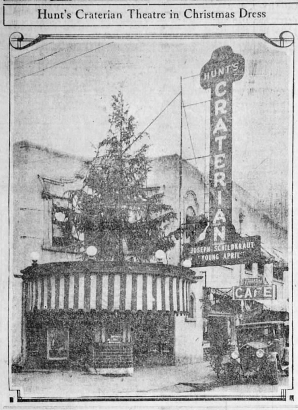 Craterian theater photo, 1928