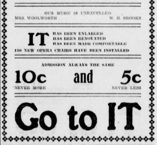 Go to IT, 1913
