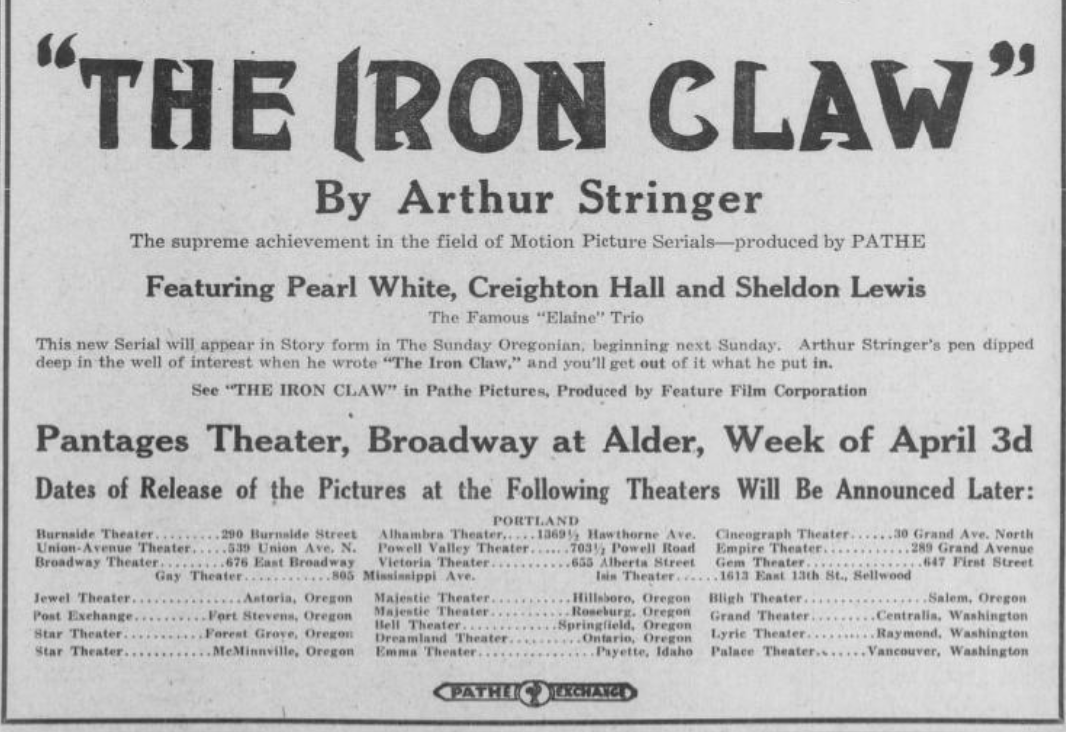 Ad for The Iron Claw