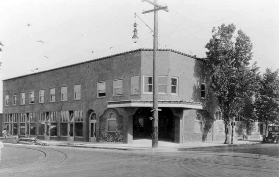 Alameda Theater Under Construction in the Early Stages of 1926