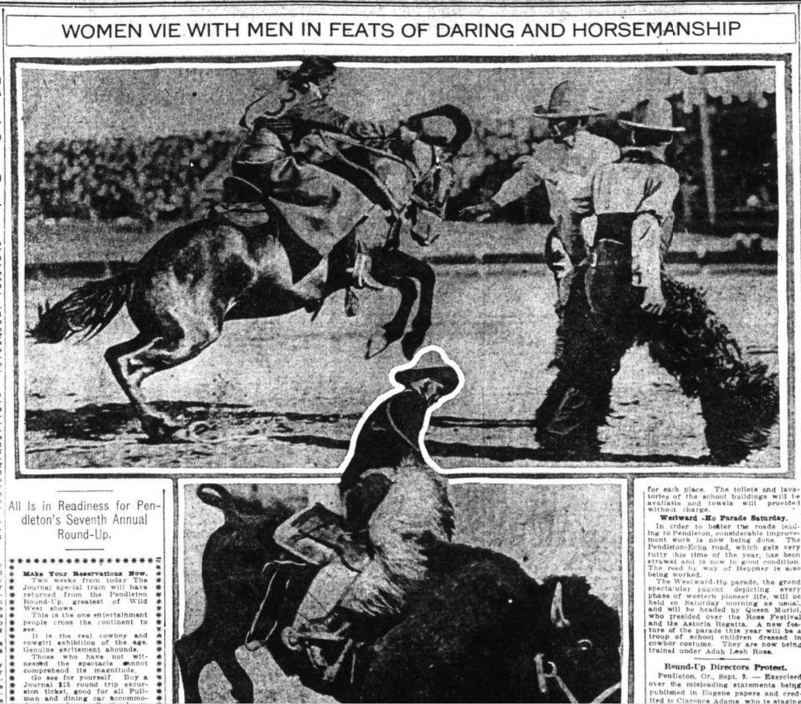 The Oregon Daily Journal, Sept. 10, 1915 p.14.  Historic Oregon Newspapers