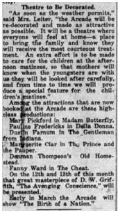 Arcade theater news item, part 2