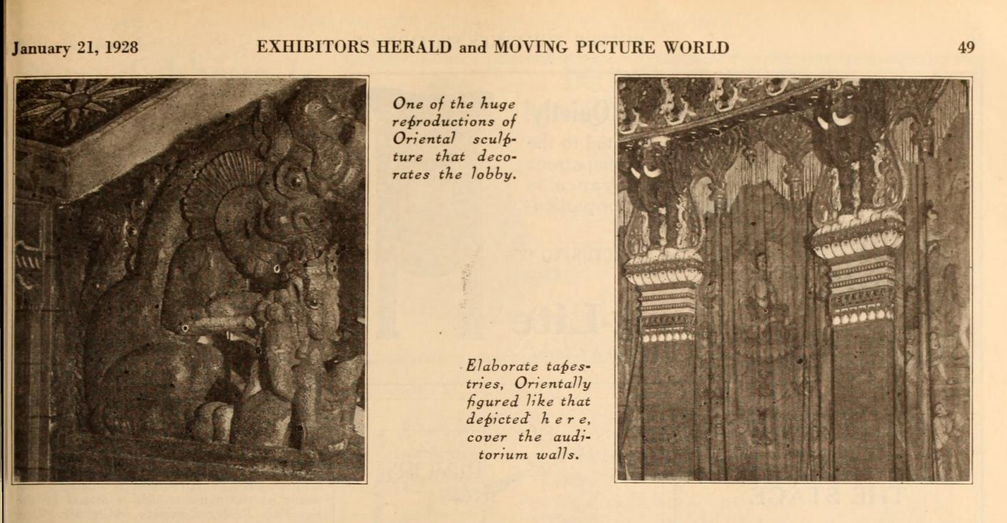 Oriental features of theater