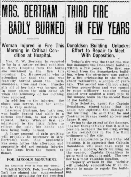 Homefire, 1913
