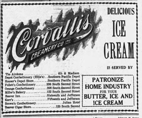 Ice cream at the Airdome, 1916