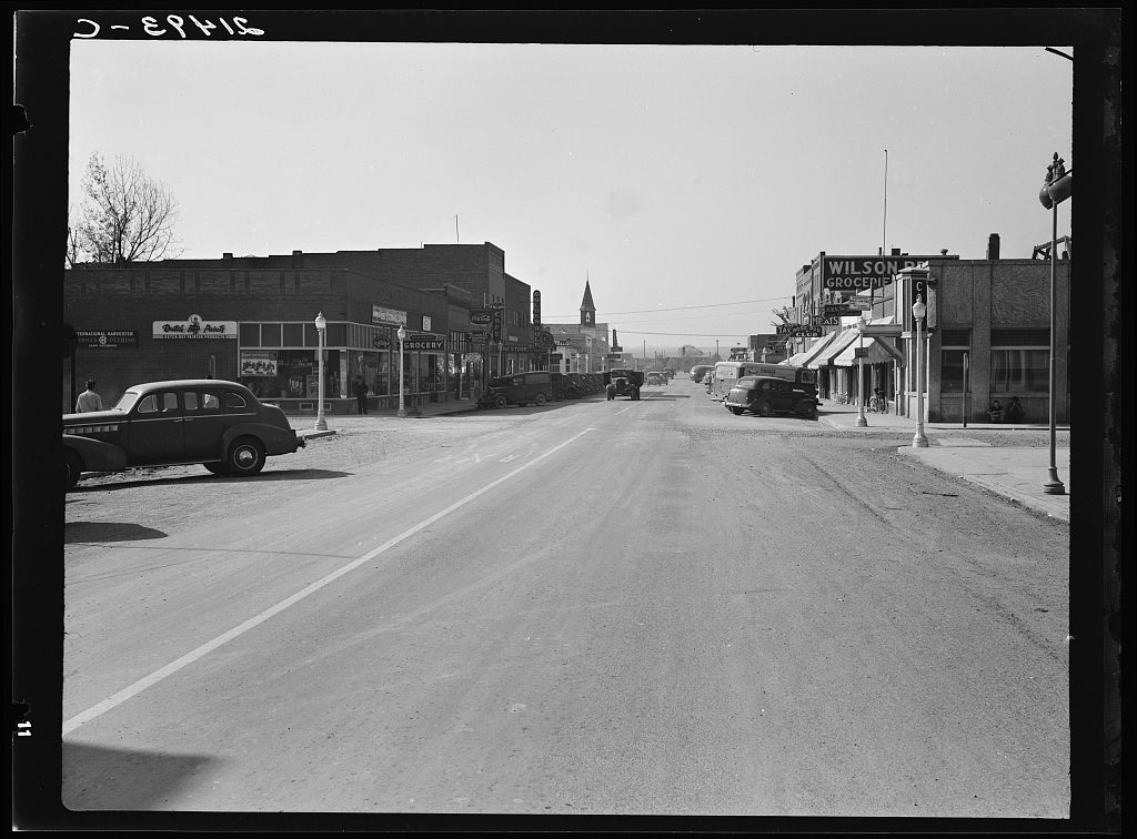 Main Street, Nyssa Oregon, October 1939. Image Courtesy of the Library of Congress.