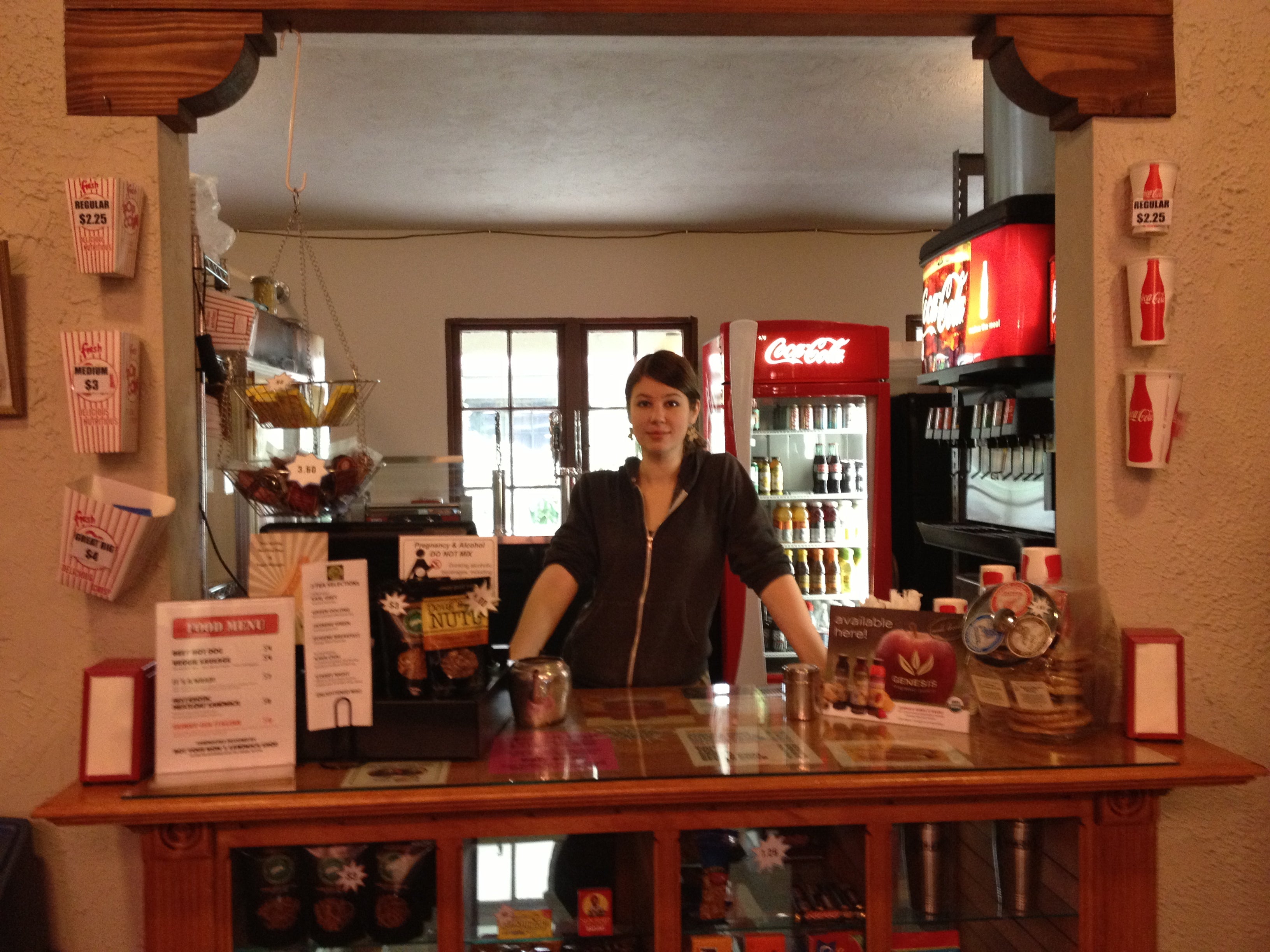 Concession stand in lobby