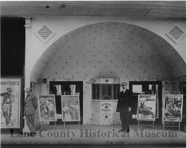 Savoy theater facade, 1912
