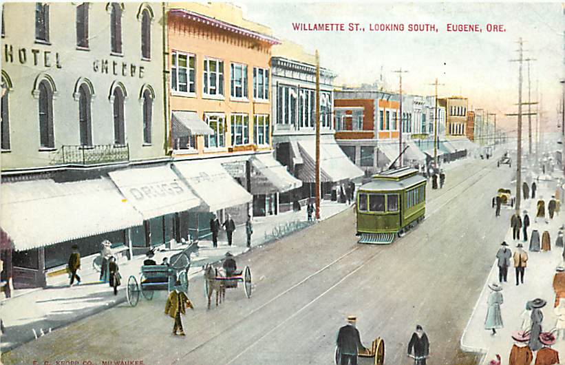 Smeede Hotel, Willamette St., Eugene, Oregon, c1912