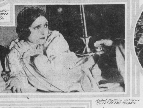 Movie ad, courtesy of "the Sunday Oregonian" (circa. 1922)