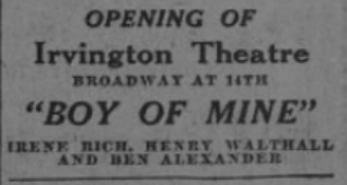 Boy of Mine on opening night