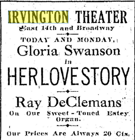 Her Love Story in 1925