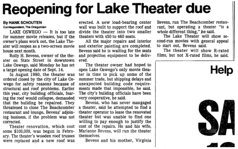 Oregonian (published as The Oregonian) - August 7, 1984