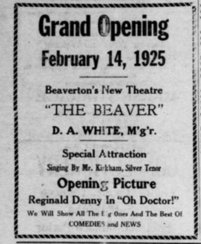 Grand Opening 1925