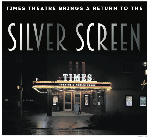 News ad for the new Times Theatre
