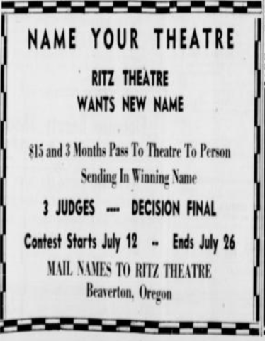 Theatre hosting contest for new name