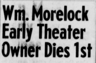 WM. Morelock Dies May 1