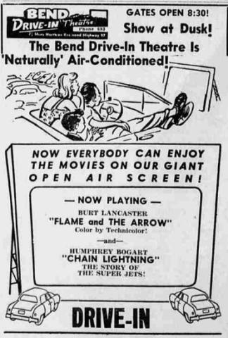 Advertisement showing programming