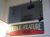 Double Feature Tonight Sign