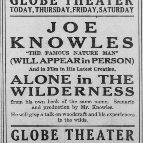 The Globe advertisement