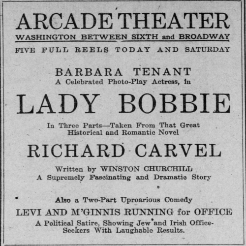 A later promo for the Arcade where updated street-names and programming are seen