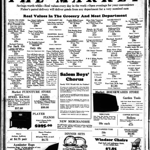 Ad For Boys Chorus Show