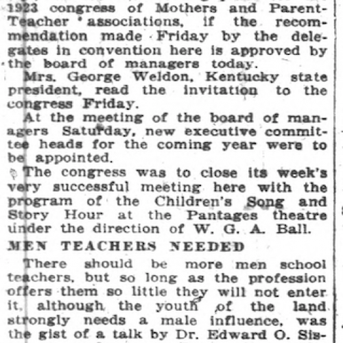 News article in the Oregon Daily Journal, May 13, 1922, page 1