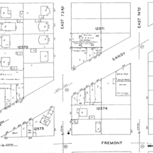 Sanborn Maps, Vo. 12, 1928, sheet 1254. ProQuest Digital Sanborn Maps