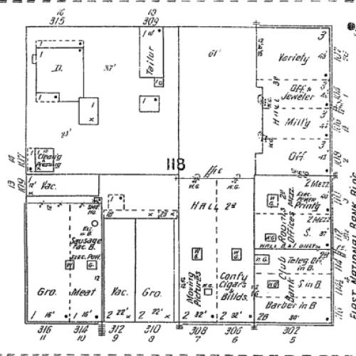 Titled 'Moving Pictures'; 308 Oak Street