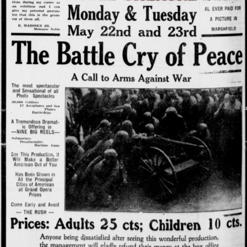 Noble Theater Ad, The Coos Bay times., May 17, 1916, CITY EDITION, Image 4