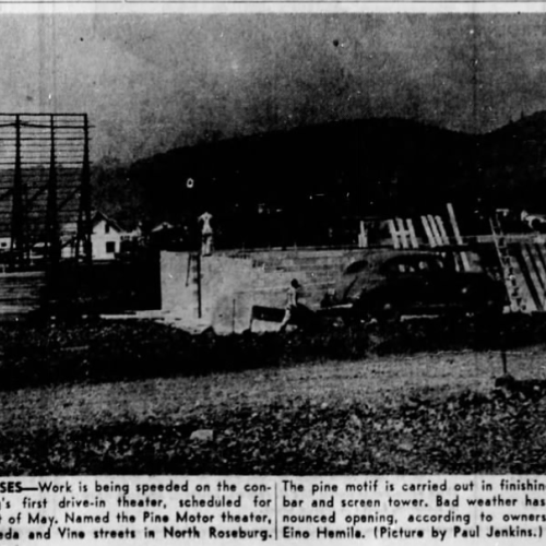 Early construction of the snack bar
