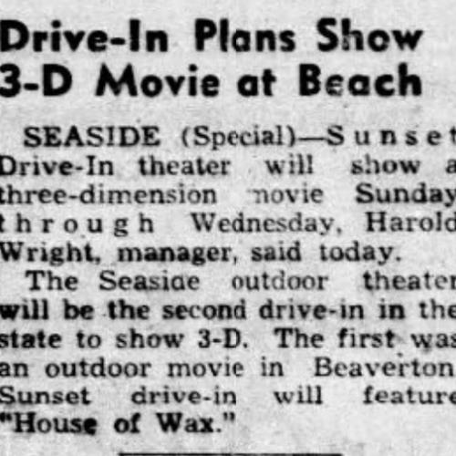3D movie news clipping
