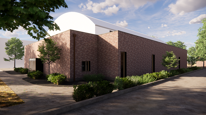 Highland Hall rendering exterior