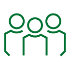 Green people icons