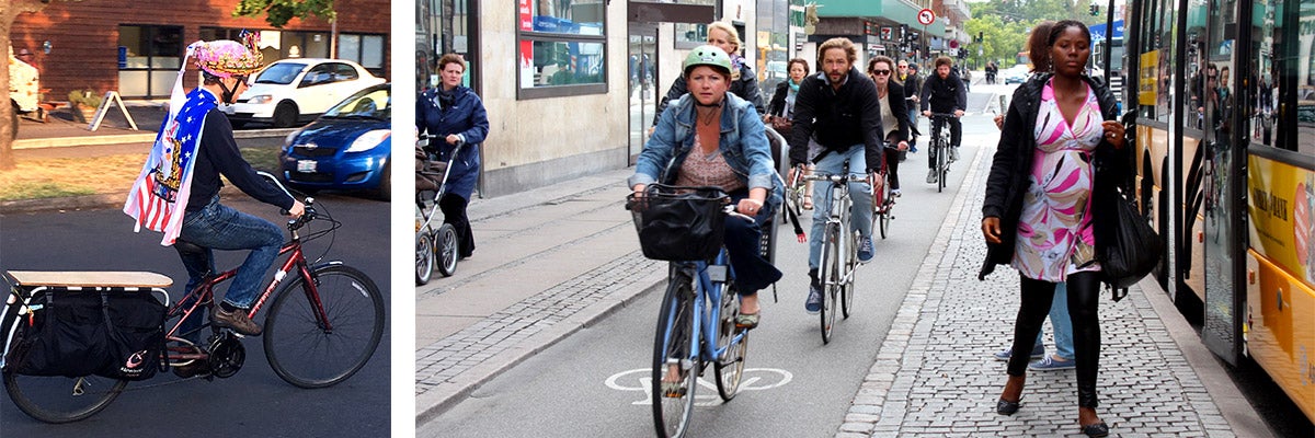 Photo Marc Schlossberg and a Copenhagen Street
