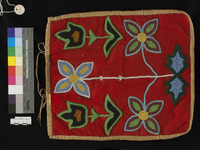 Floral beaded bag