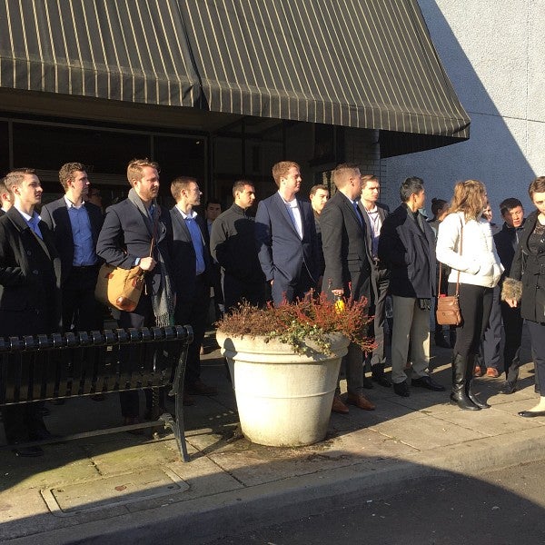University of Oregon Business Students in Albany