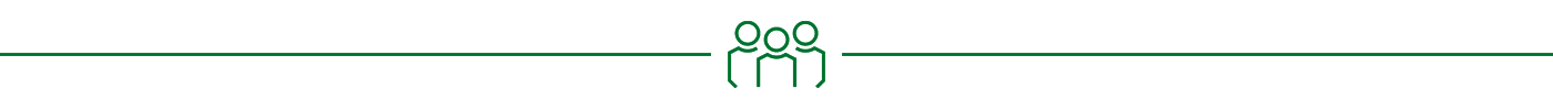 people standing together with line on either side
