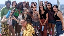 PathwayOregon students began their trip to England with a ride on London eye