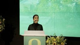 Luda Isakharov at UO event
