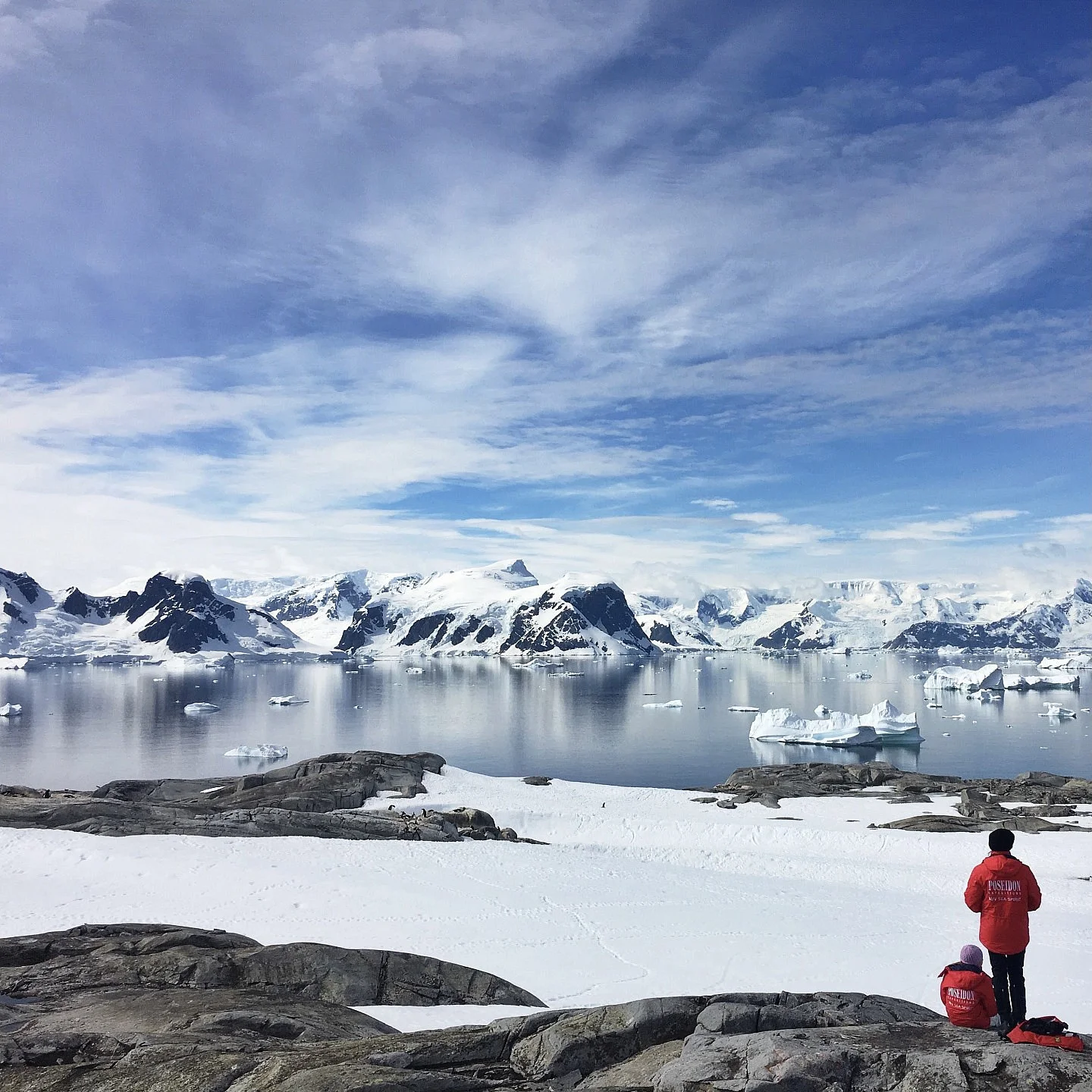 Glacial sea landscape